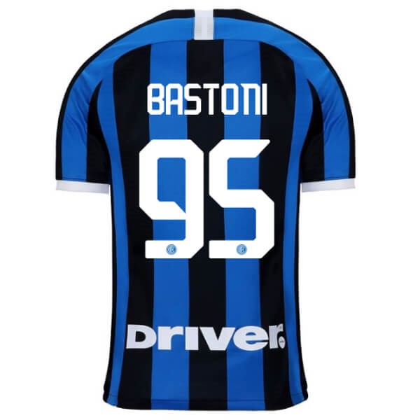 Camiseta Inter Milan NO.95 Bastoni Primera equipo 2019-20 Azul